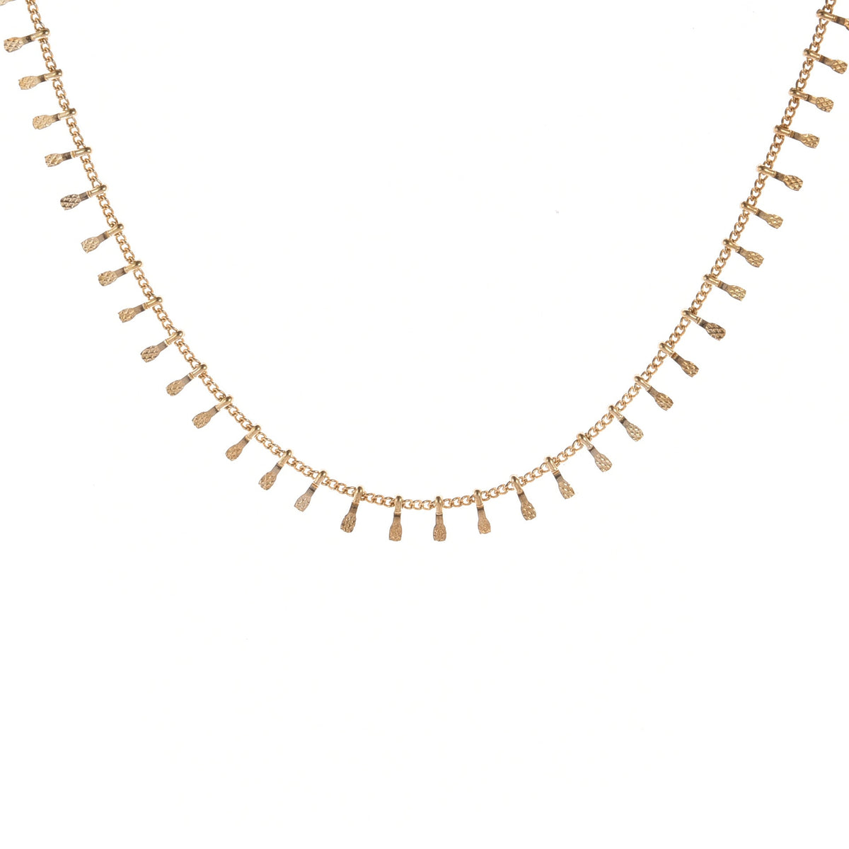 Copper Chain Clavicle Cold Style Casual Necklaces - Gold MegaBDM