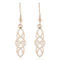 Fashion Court Vintage Alloy Round Roman Earrings - Style 2 Gold MegaBDM