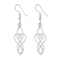 Fashion Court Vintage Alloy Round Roman Earrings - Style 1 Silver MegaBDM