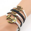 Boat Anchor Infinite Eight Layered Retro Bracelets - 6 MegaBDM