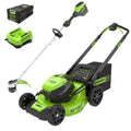 80V 21" Cordless Battery 4-in-1 Push Mower and 16" String Trimmer Combo Kit, (1) 4.0 Ah Battery and (1) Rapid Charger MegaBDM