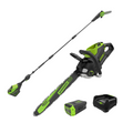 60V 20" Cordless Battery 3.2kW Chainsaw and 10" Pole Saw Combo Kit, 8.0 Ah Battery and Rapid Charger MegaBDM