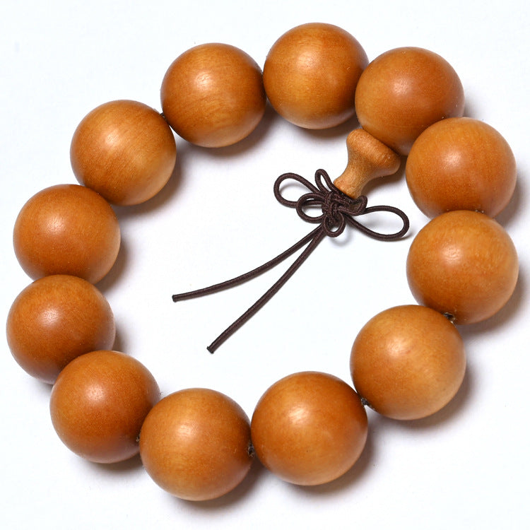 Women's & Men's Sandalwood Beads Rosary Couple Models Like Bracelets - Barbie Sandalwood 20mm * 12 PCs MegaBDM