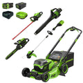 60V 22" Self-Propelled Lawn Mower 5-pc Combo Kit, (1) 8.0 Ah Battery and (1) 4.0 Ah Battery and (2) Chargers