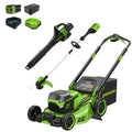 60V 22" Cordless Battery Self-Propelled Mower Combo Kit, String Trimmer and Blower MegaBDM