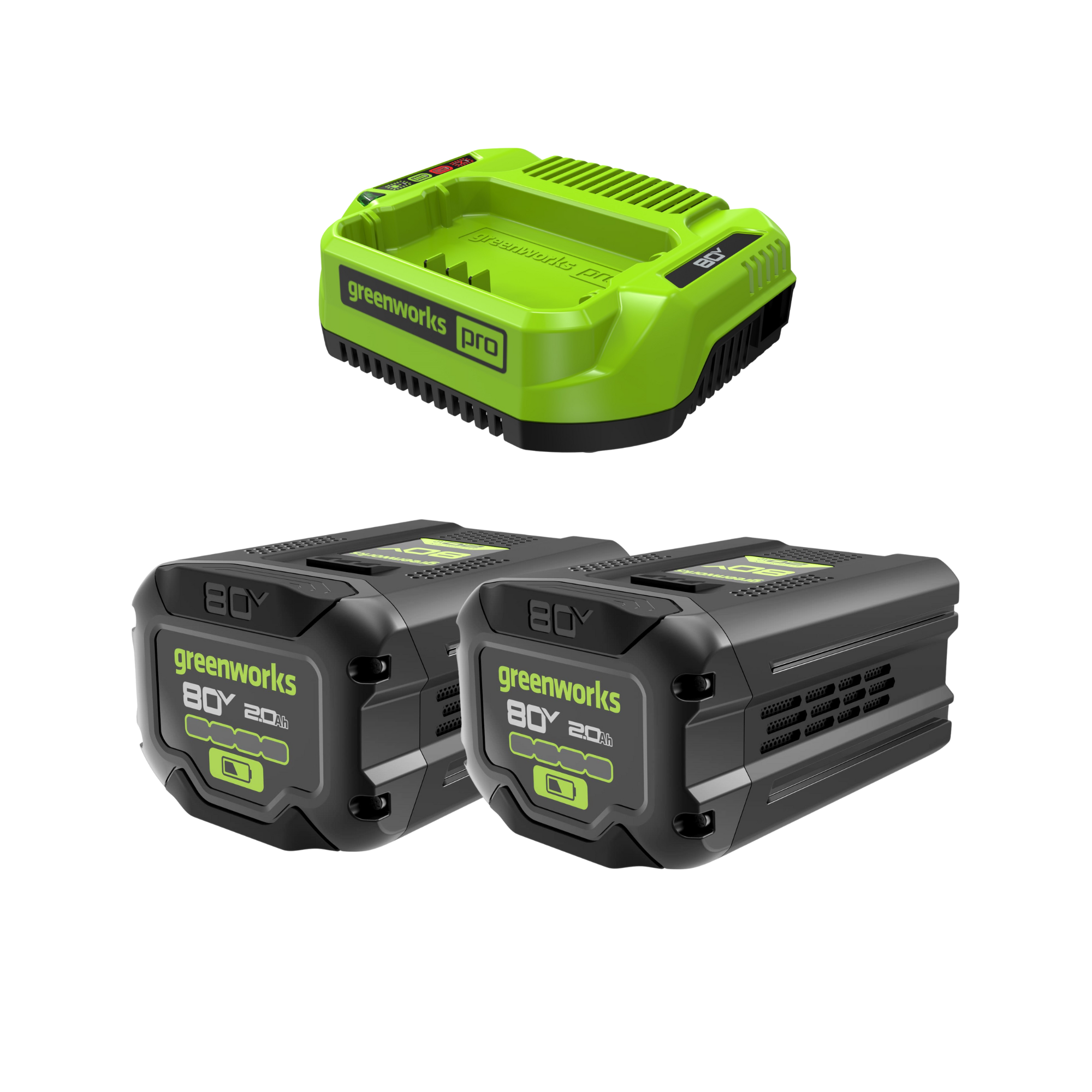 80V 2.0 Ah Battery and Charger Combo Kit MegaBDM