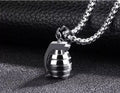 Men's Hipster Female Dog Tag Daisy Bear Personalized Hip Necklaces - 20 MegaBDM