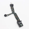 Woven Watch Wilderness Outdoor Survival Emergency Umbrella Rope Handmade Bracelet - (Adjustment) Forest Camouflage MegaBDM