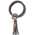 Christmas Pure Leather Key Creative Chain Bracelet - Reddish Brown Leopard Print MegaBDM