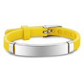 Children's Popular Titanium Steel Silicone Luminous Bracelets - Yellow MegaBDM