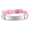 Children's Popular Titanium Steel Silicone Luminous Bracelets - Pink MegaBDM