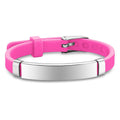 Children's Popular Titanium Steel Silicone Luminous Bracelets - Rose Red MegaBDM