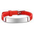 Children's Popular Titanium Steel Silicone Luminous Bracelets - Red MegaBDM