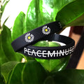 Women's & Men's Little Daisy Couple Fashion Rubber Gasket Sports Silicone Bracelet - Black MegaBDM