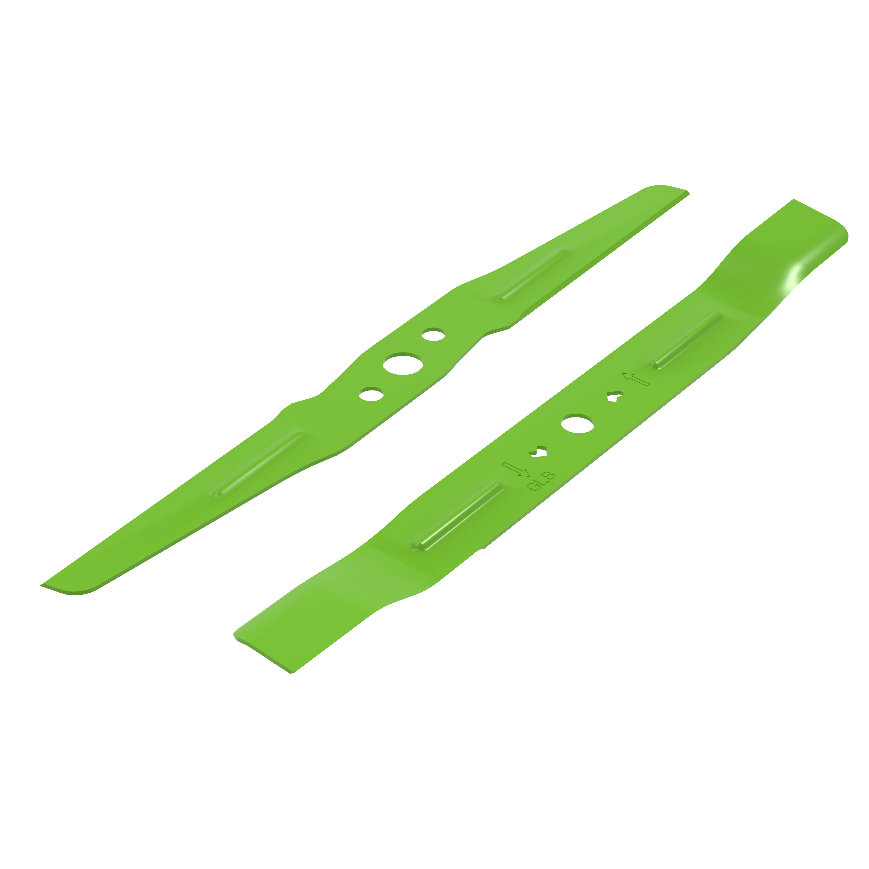 22" Dual Blade Mower Replacement Set (2 Blades Included) MegaBDM