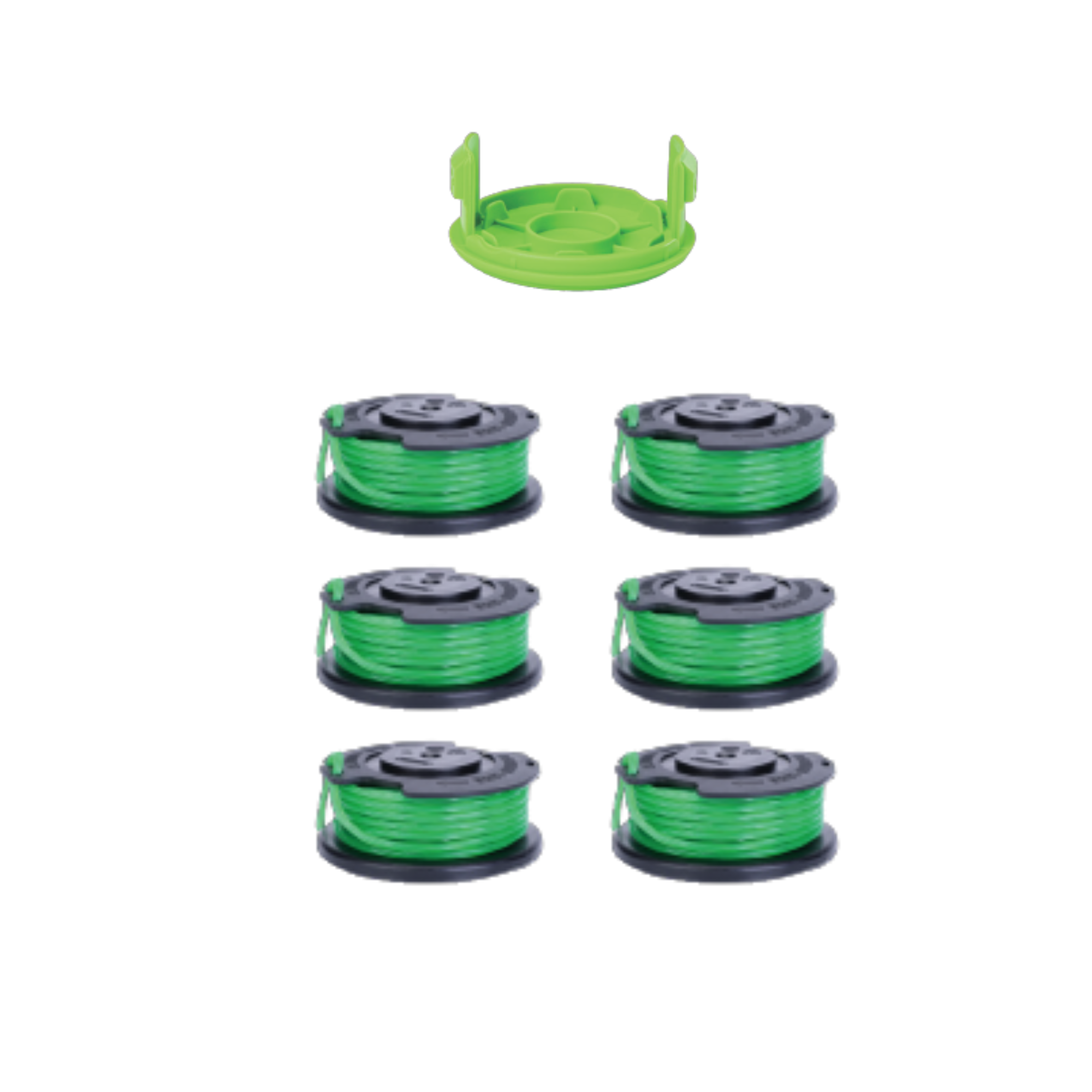 .080" Single Line Auto-Feed Spool (6-Pack) +Spool Cover MegaBDM