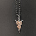 Women's & Men's Luminous Arrow Vintage Fluorescent For Necklace - Gun Black Red Light MegaBDM