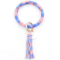 Christmas Pure Leather Key Creative Chain Bracelet - Flag MegaBDM