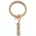 Christmas Pure Leather Key Creative Chain Bracelet - Leopard Print SUNFLOWER MegaBDM