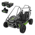 80V STEALTH Series All-Terrain 2-Seat Electric Youth Go-Kart: (2) 8.0 Ah Batteries and Dual-Port Charger MegaBDM
