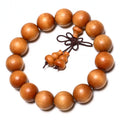 Women's & Men's Sandalwood Beads Rosary Couple Models Like Bracelets - Barbie Sandalwood 15mm * 15 PCs (Gourd Style) MegaBDM