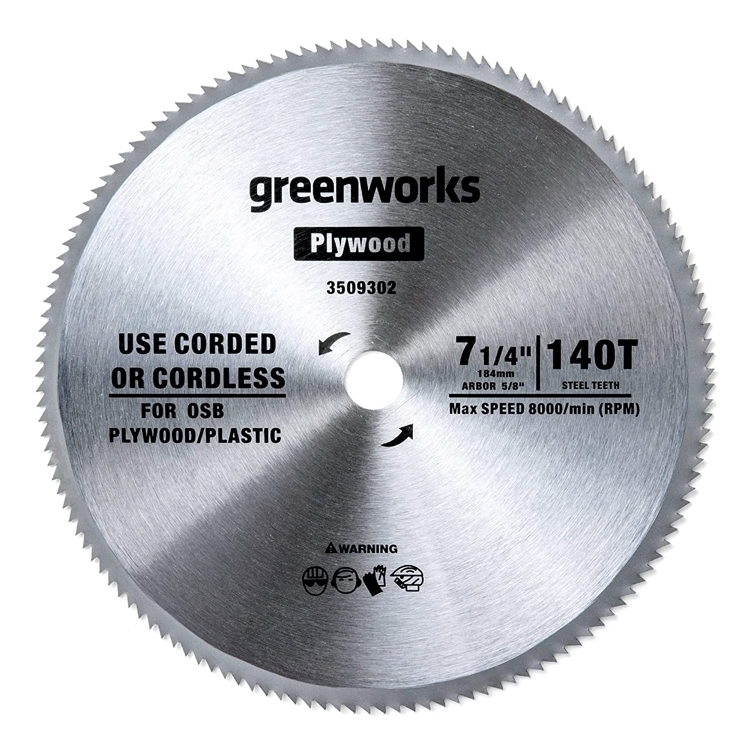 Greenworks 24V 7-1/4 " 140T Circular Saw Blades MegaBDM