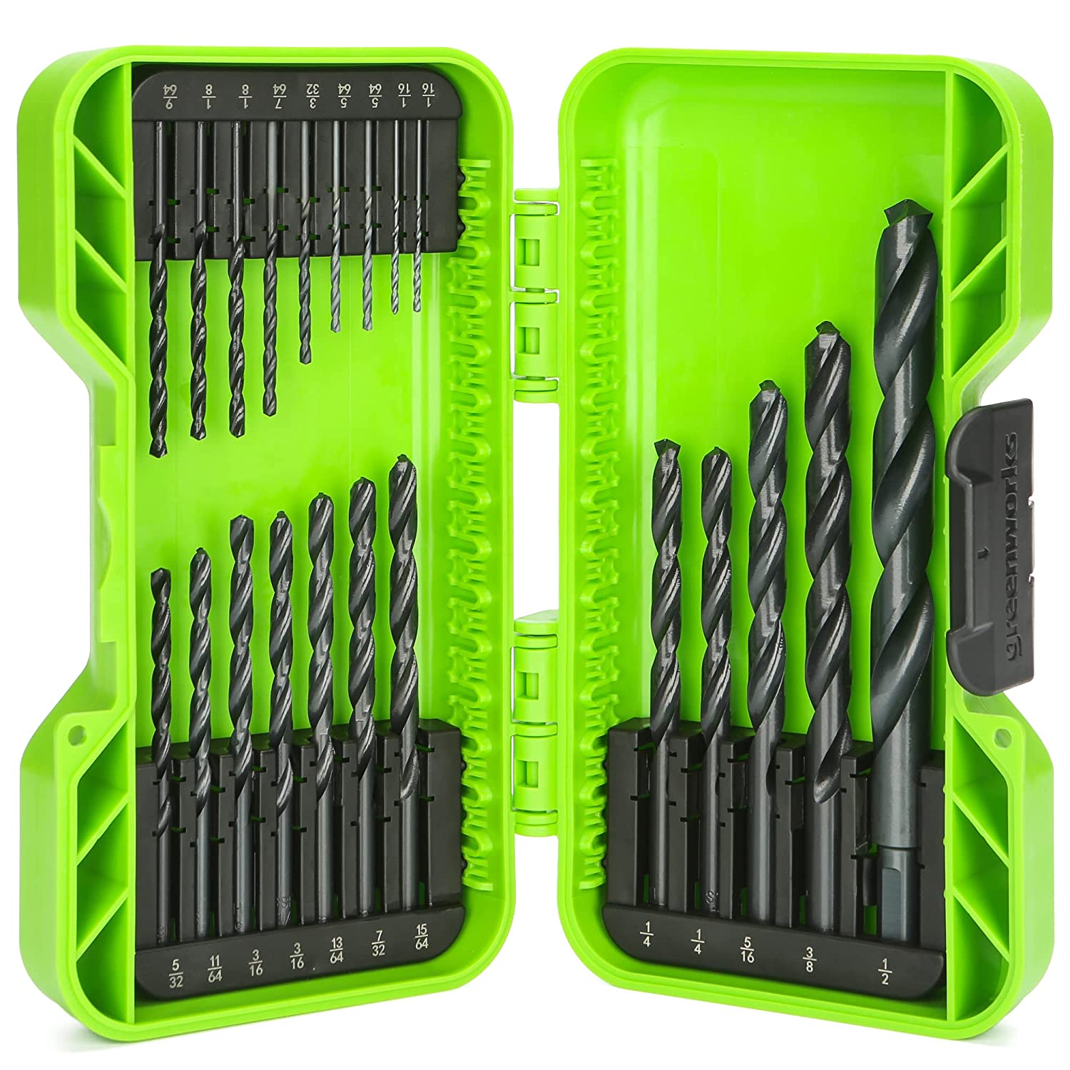 21 Piece Black Oxide Drilling Bit Set MegaBDM