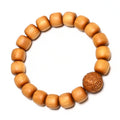 Women's & Men's Sandalwood Beads Rosary Couple Models Like Bracelets - Barbie Sandalwood Old-Styled Bead (11*10*19 Pieces) MegaBDM