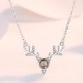 Sier You Projection Female Language Love Little Dear Pendants MegaBDM