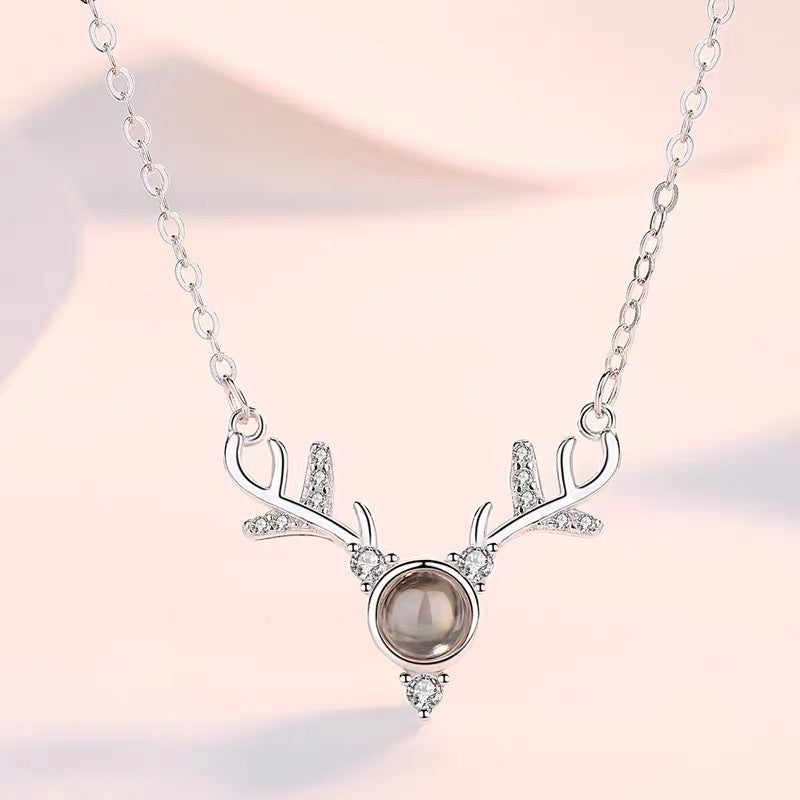 Sier You Projection Female Language Love Little Dear Pendants MegaBDM