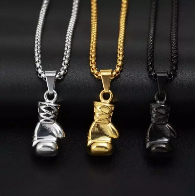 Titanium Steel Fist Solid Couple Clavicle Pendants MegaBDM