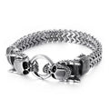 Men's Personalized Titanium Steel Keel Chain Punk Diamond Bracelet - 19cm=KB115374-BD MegaBDM