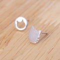 Women's Korean Style Personalized Ear Small Bone Elegant Rings - 162 Asymmetric Totoro / 925 Silver Needle MegaBDM