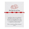 Knot Red Rope Lucky Friendship Woven Bracelets - Br20y0089 One Pack MegaBDM