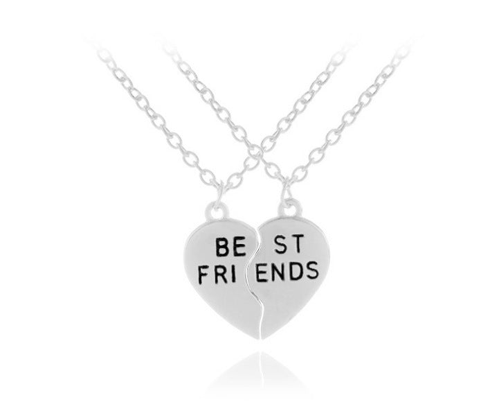 Steel Black White Cat Couple Creative Necklaces - Best Friend Pair O-Shaped Necklace MegaBDM
