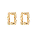 Stylish Simple Versatile Alloy Geometric Warping Earrings - Rectangular A8-4-1-2 MegaBDM