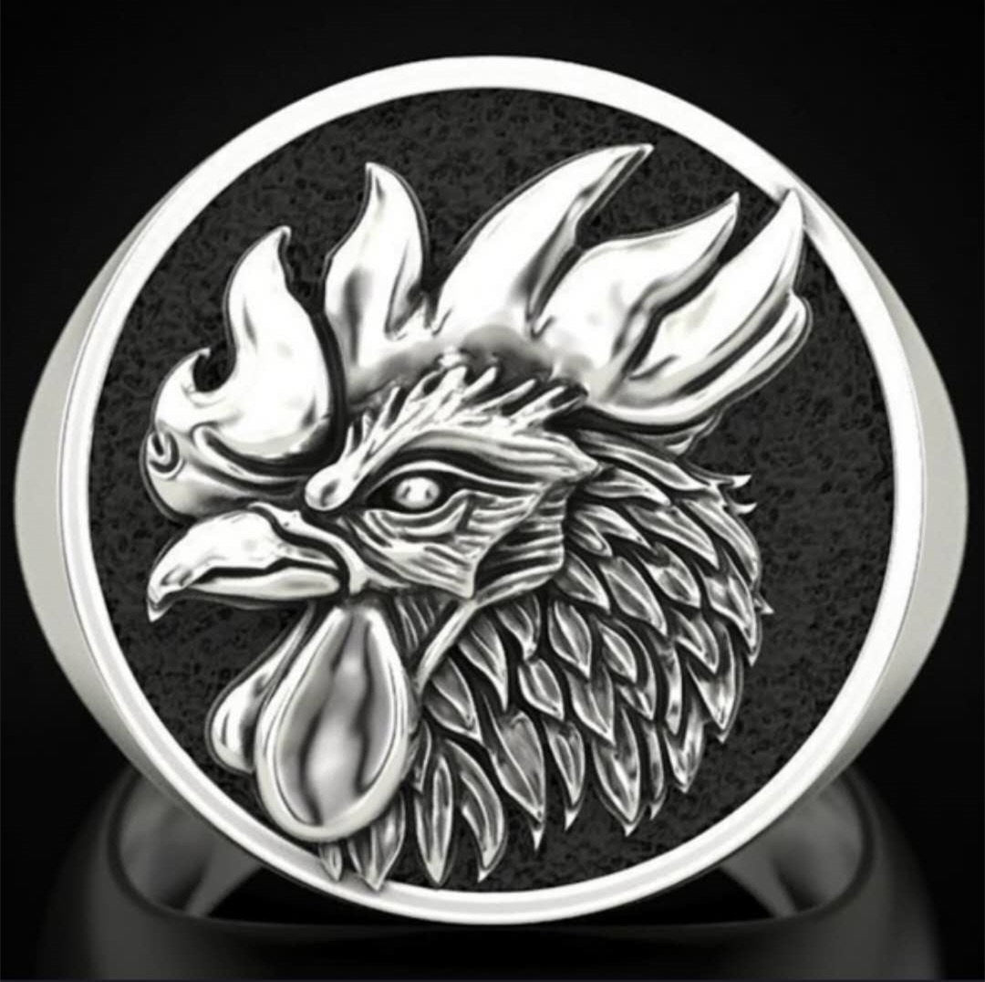 Alloy Cock Head Dripping Oil Domineering Ring MegaBDM