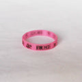 Engraved Gravure Cartoon Silicone One Piece Bracelets - Luminous Powder Red MegaBDM