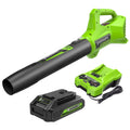 24V 320 CFM Cordless Battery Leaf Blower w/ 2.0 Ah Battery & Charger MegaBDM