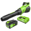 40V 730 CFM Cordless Battery Leaf Blower: 5.0 Ah Battery and 5A Charger MegaBDM