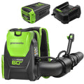 60V 730 CFM Cordless Battery Brushless Backpack Blower, 8.0 Ah Battery and Charger MegaBDM