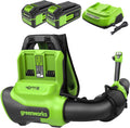 40V 710 CFM Cordless Battery Dual-Port Backpack Blower: (2) 5.0Ah Battery and Charger MegaBDM