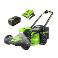 40V 21" Cordless Battery Self-Propelled Lawn Mower: 5.0 Ah Battery and 2A Charger, LM2144S MegaBDM