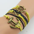 Boat Anchor Infinite Eight Layered Retro Bracelets - 3 MegaBDM