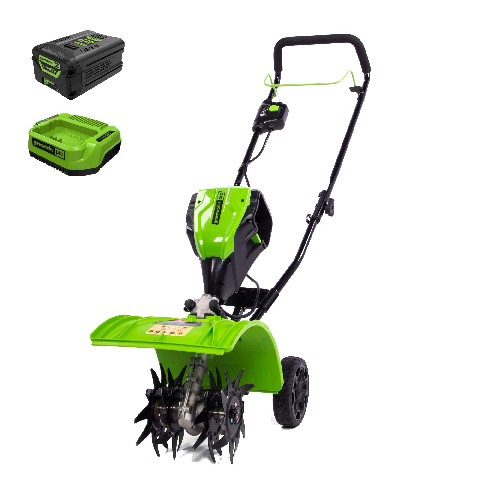 60V 8" Cordless Battery Cultivator / Tiller w/ 4.0Ah Battery & Charger MegaBDM