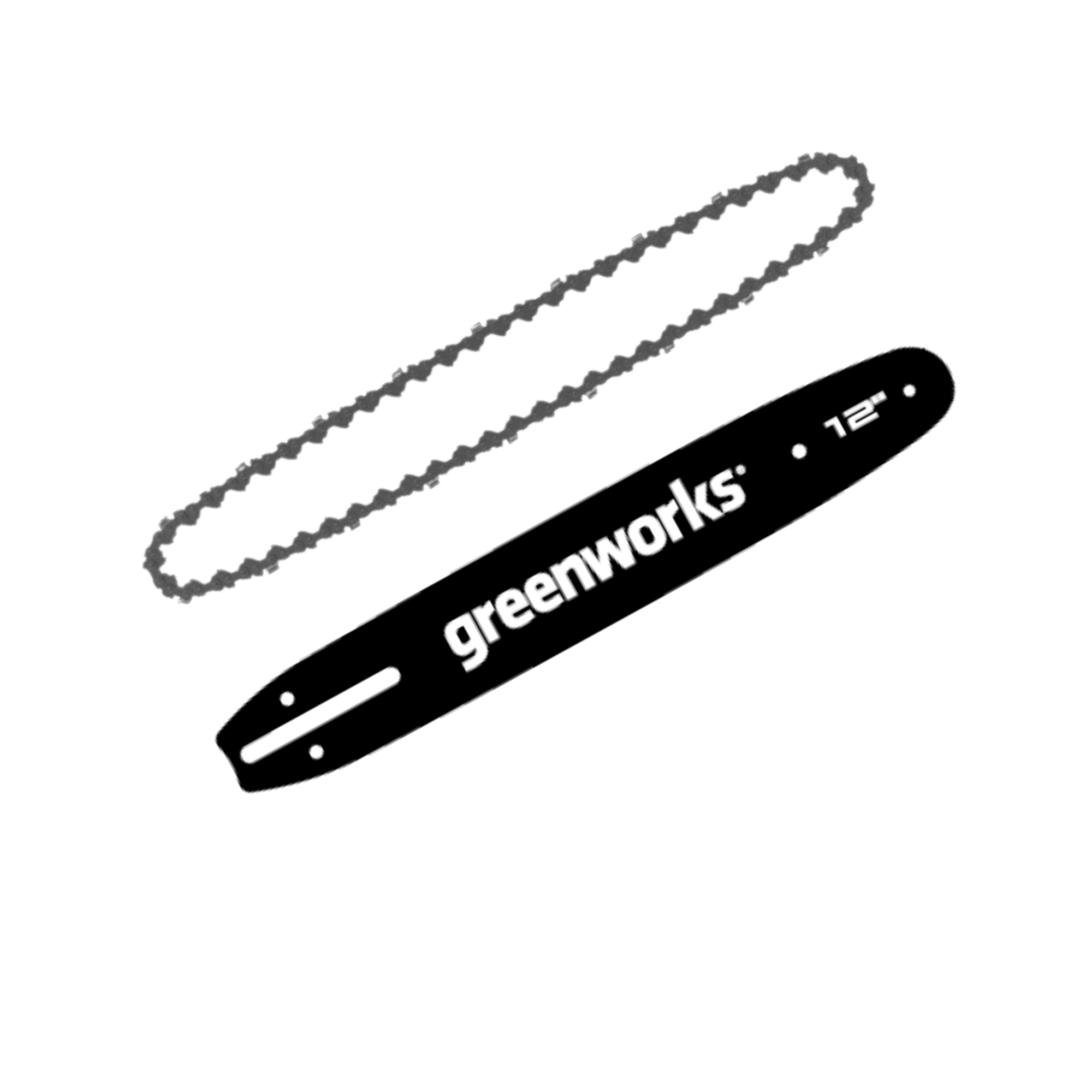 12" Replacement Chainsaw Chain and Bar Combo Kit, 3/8" Pitch, .050" Chain Gauge and 45 DL MegaBDM