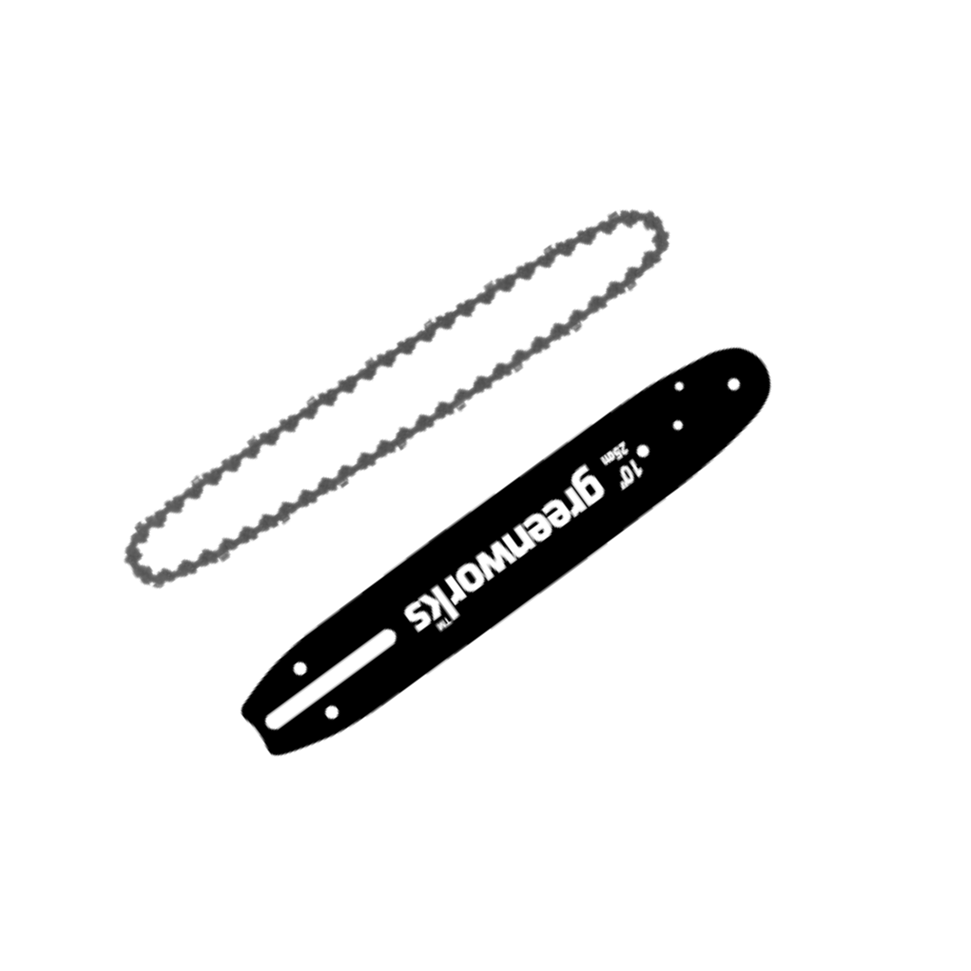 10" Replacement Chainsaw Chain and Bar Combo Kit, 3/8" Pitch, .043" Chain Gauge and 40DL MegaBDM