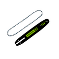 10" Replacement Pole Saw Bar and Chain Combo Kit, 1/4" Pitch, .050" Chain Gauge and 58 DL MegaBDM