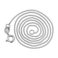 Women's Cross Box Clavicle Chain Fine Gold Necklaces - Box chain / Platinum Plated (Spring Fastener) MegaBDM