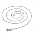 Women's Cross Box Clavicle Chain Fine Gold Necklaces - Cross chain / Platinum Plated (Spring Fastener) MegaBDM